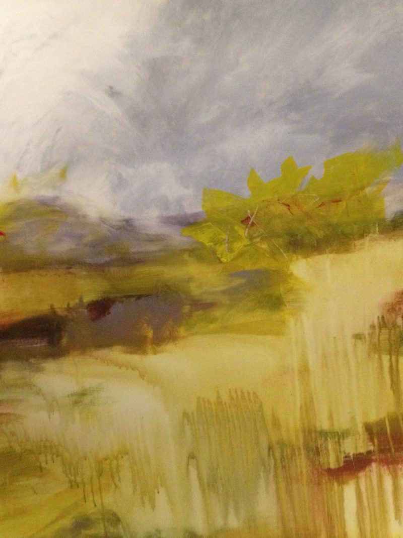 About to rain – acrylic on canvas – 1m x 1m