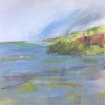 Distant coastal path – Acrylic on canvas