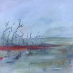 Watery sunset – Acrylic on canvas